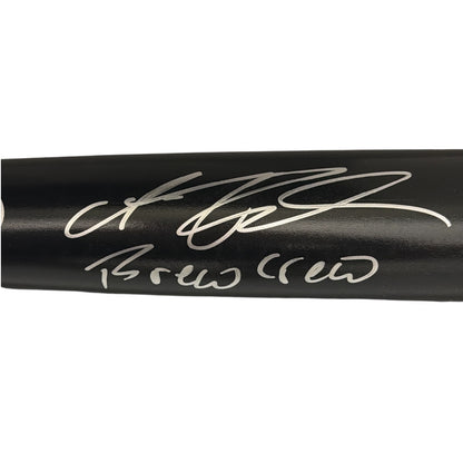 Andrew Fischer Signed Louisville Slugger Baseball Bat - JSA Witnessed