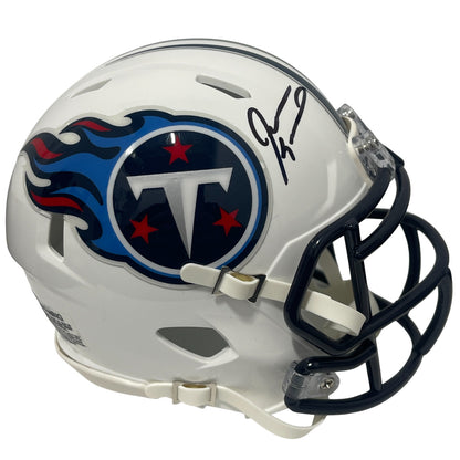 Jevon Kearse Signed Tennessee Titans Throwback Mini Helmet (Beckett COA)