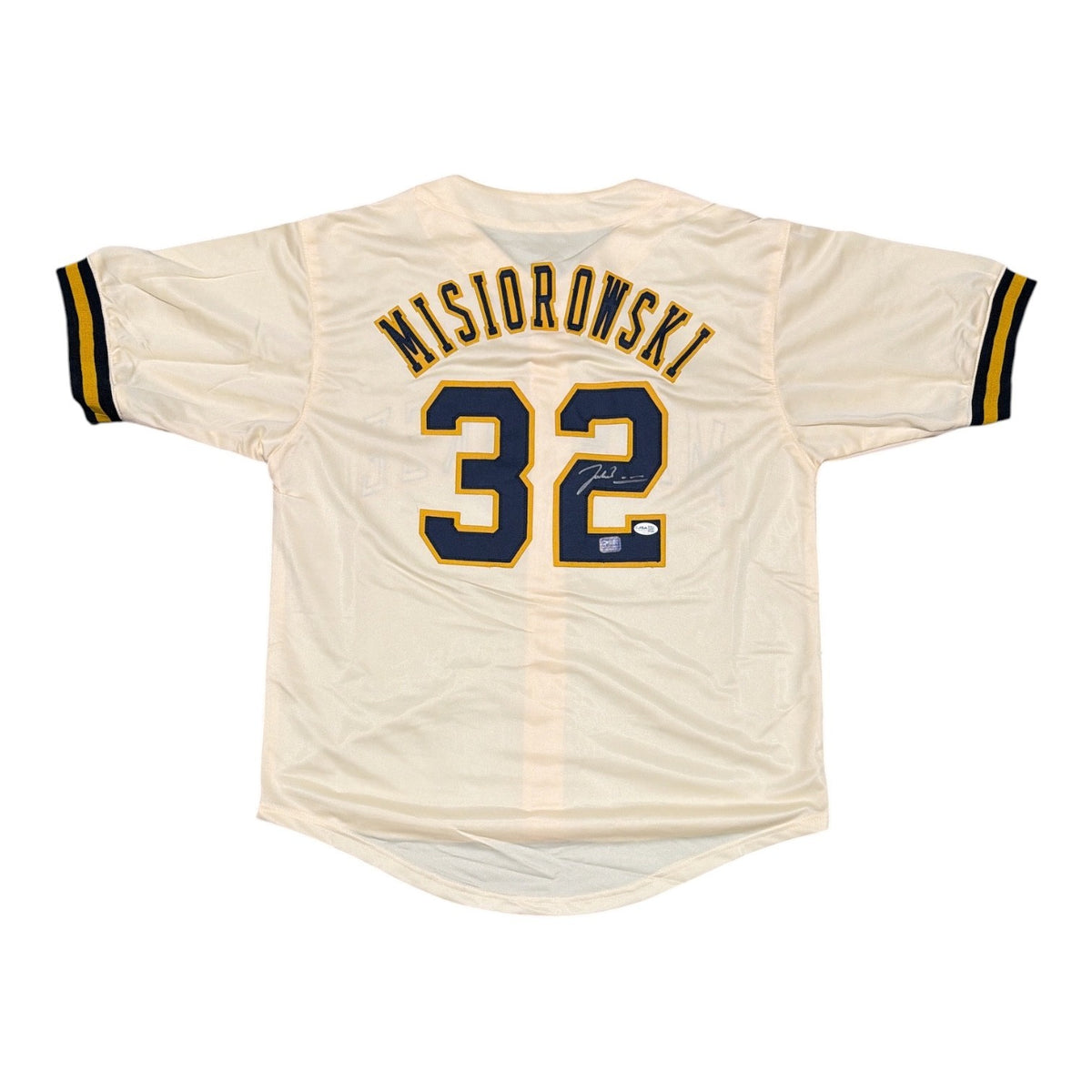 Jacob Misiorowski Signed Milwaukee Brewers Custom Jersey