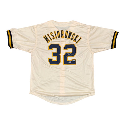 Jacob Misiorowski Signed Milwaukee Brewers Custom Jersey