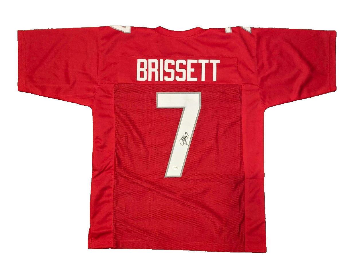 Jacoby Brissett Autographed Arizona Cardinals Custom Red Jersey