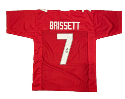 Jacoby Brissett Autographed Arizona Cardinals Custom Red Jersey