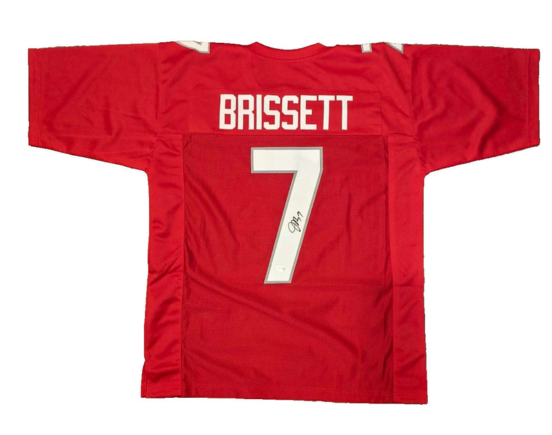 Jacoby Brissett Autographed Arizona Cardinals Custom Red Jersey