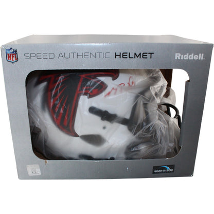 Michael Penix Atlanta Falcons Autographed Full Size Authentic Lunar Helmet