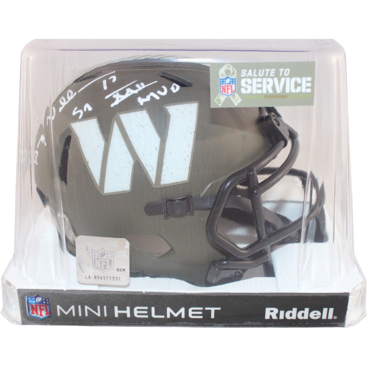 Doug Williams Autographed Washington Commanders 2022 STS Mini Helmet