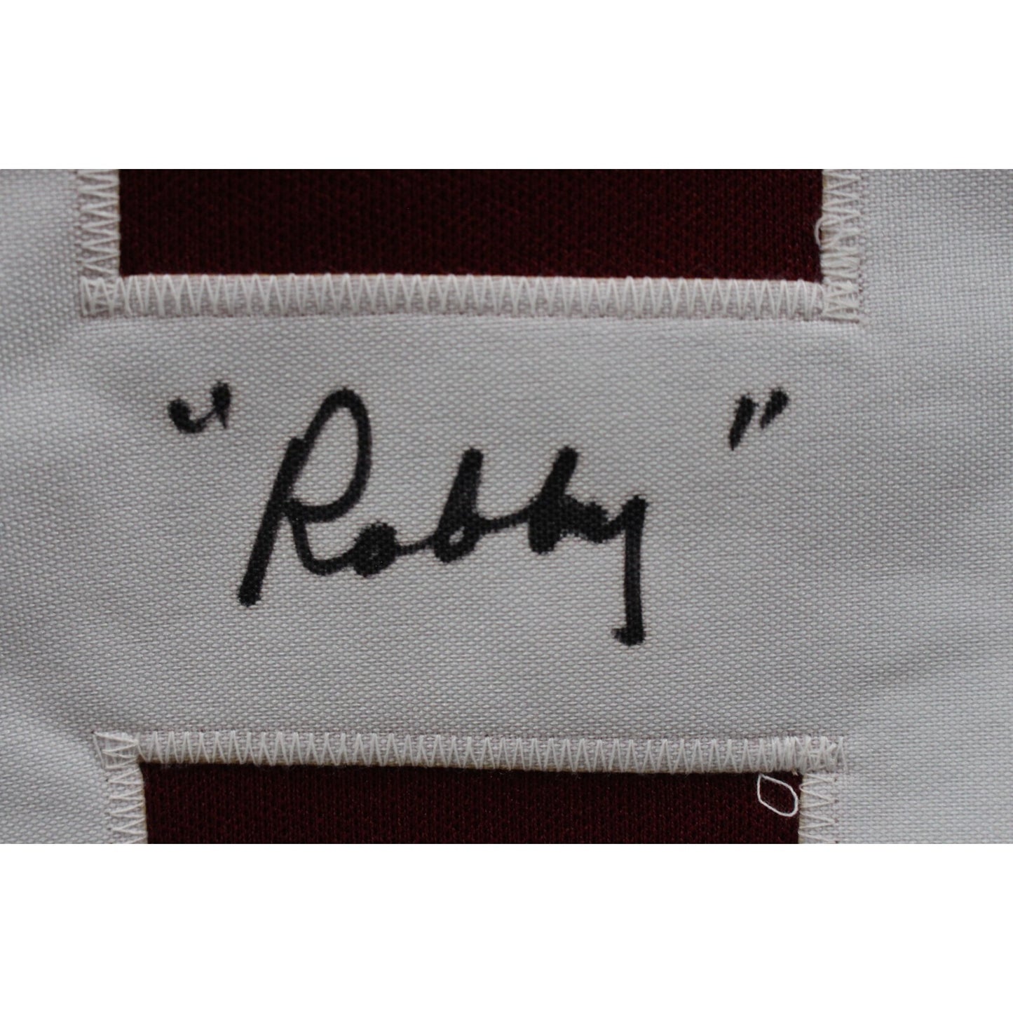 Dave Robinson Signed Custom Maroon Jersey with 3 Inscriptions (JSA)