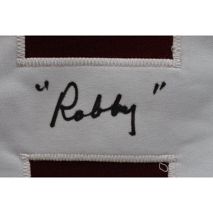 Dave Robinson Signed Custom Maroon Jersey with 3 Inscriptions (JSA)