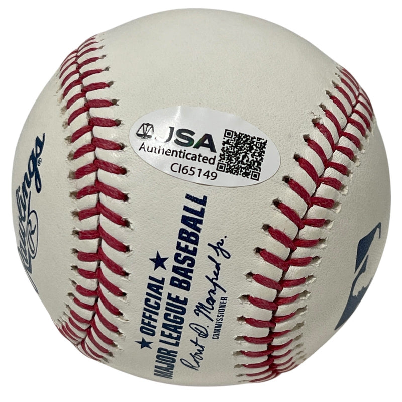 Lazaro Montes Signed Seattle Mariners Official MLB Baseball (JSA COA)