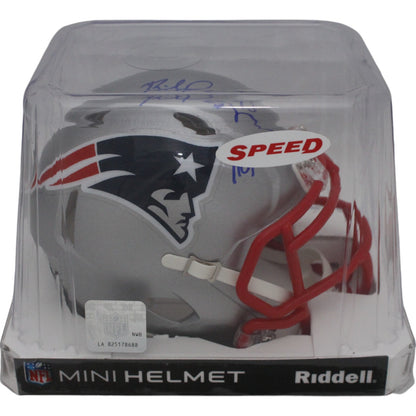 Richard Seymour Signed New England Patriots Mini Helmet HOF 22
