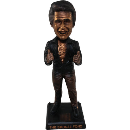 Henry Winkler Autographed Milwaukee Brewers Bronze Fonz Bobblehead (Fonz)
