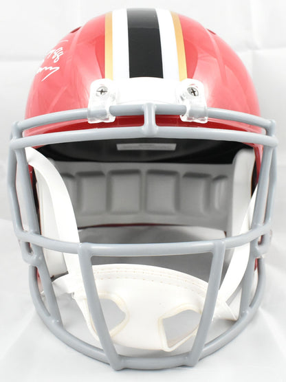 Tony Gonzalez Autographed Atlanta Falcons Throwback Speed Full Size Helmet