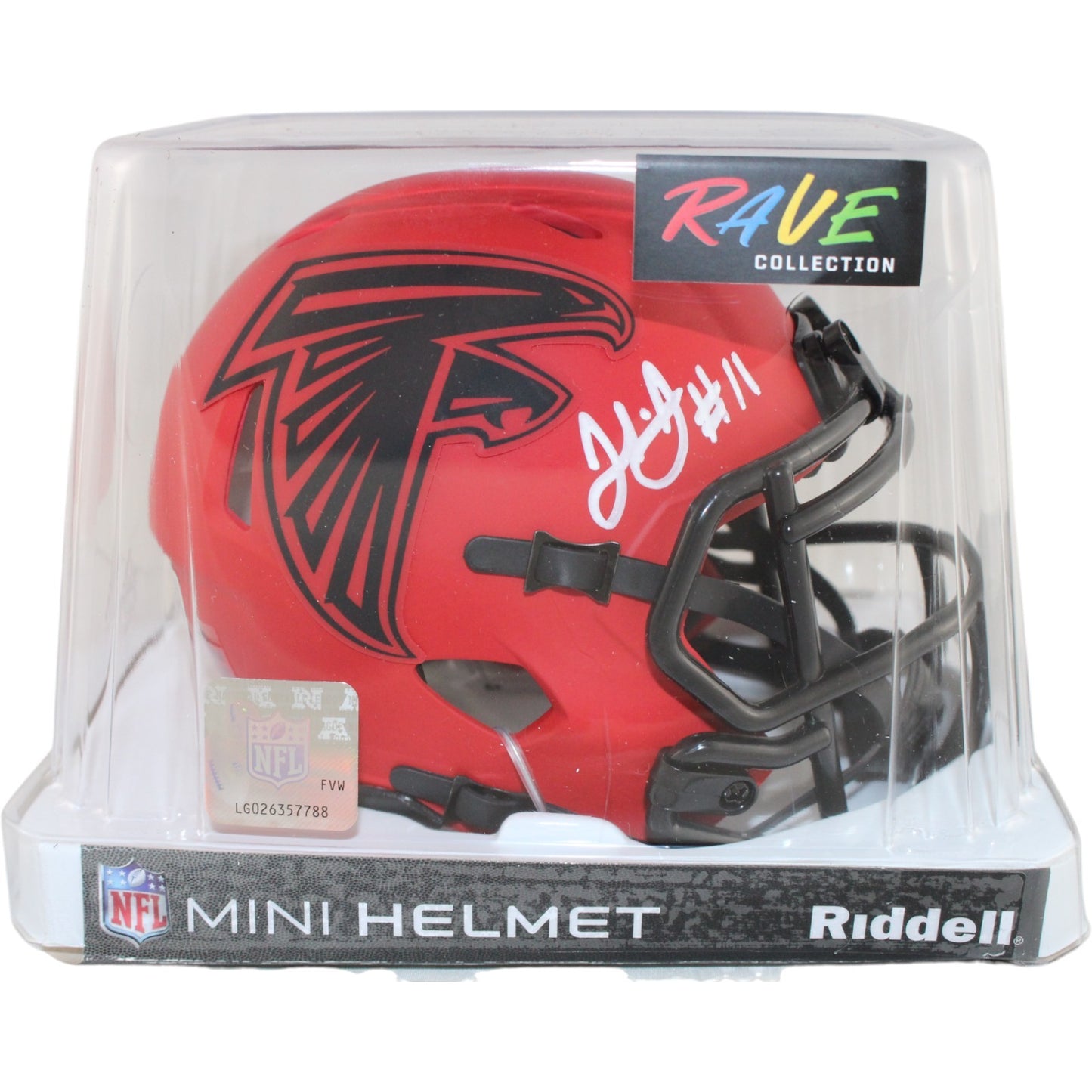 Julio Jones Atlanta Falcons Autographed Rave Mini Helmet