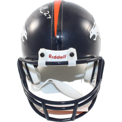 Darrent Williams Signed Denver Broncos VSR4 Mini Helmet (BAS)