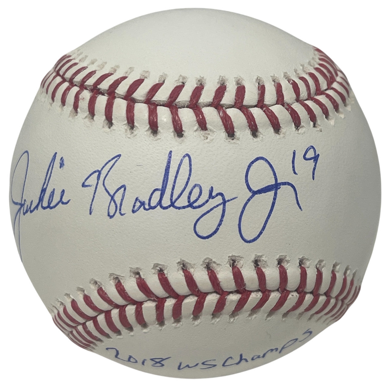 Jackie Bradley Jr Signed Boston Red Sox 2018 WS Champs Baseball (JSA)