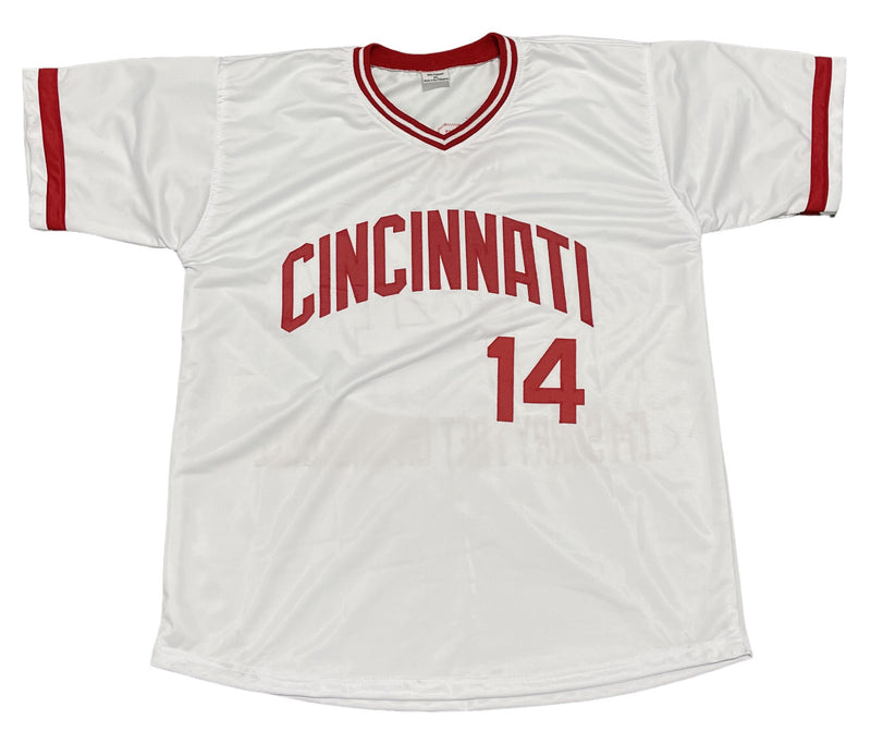 Pete Rose Cincinnati Reds Signed Custom "I'm Sorry" Jersey (JSA COA)