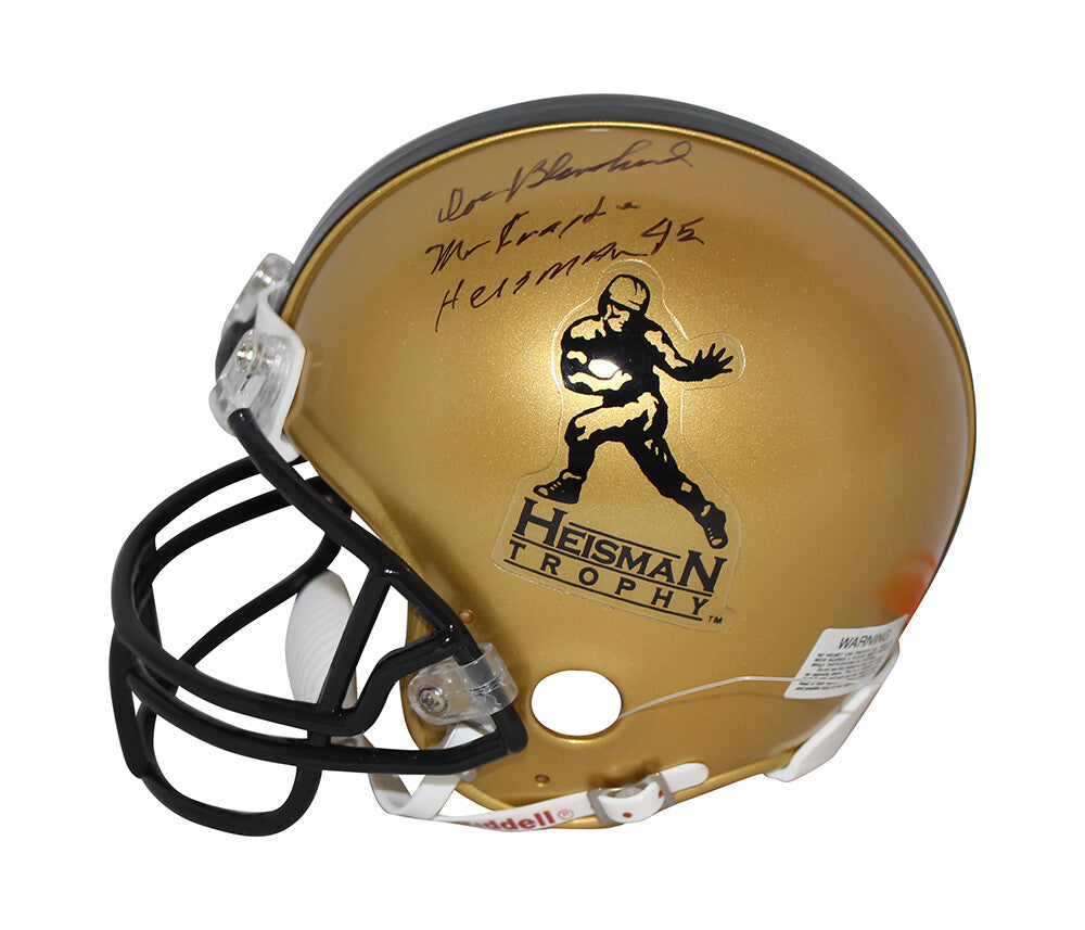 Glenn Davis & Doc Blanchard Autographed Army Heisman Mini Helmet PSA