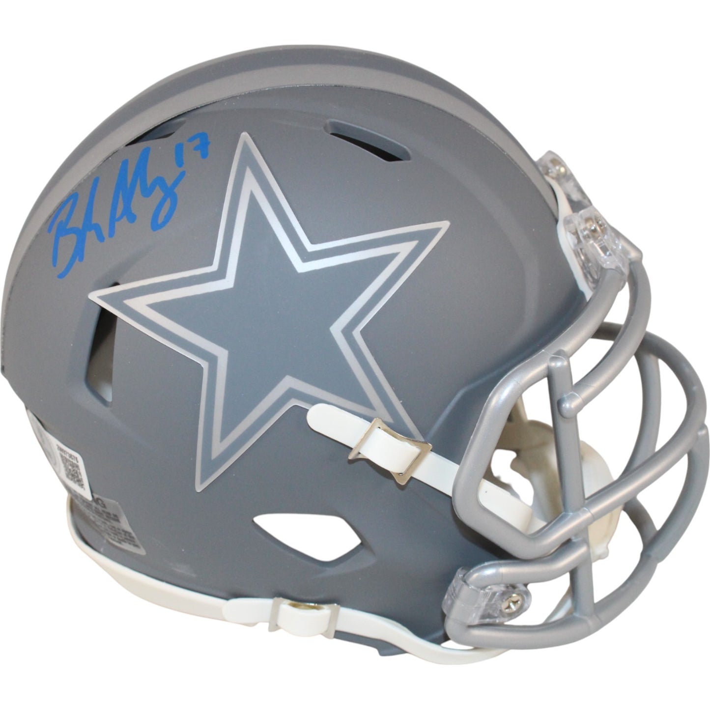 Brandon Aubrey Dallas Cowboys Autographed Slate Mini Helmet