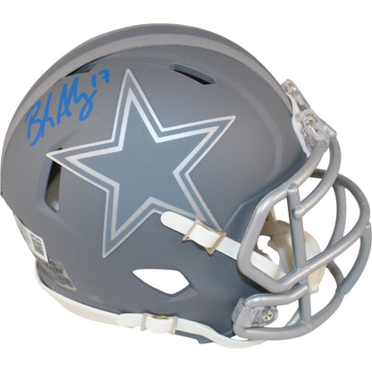 Brandon Aubrey Dallas Cowboys Autographed Slate Mini Helmet