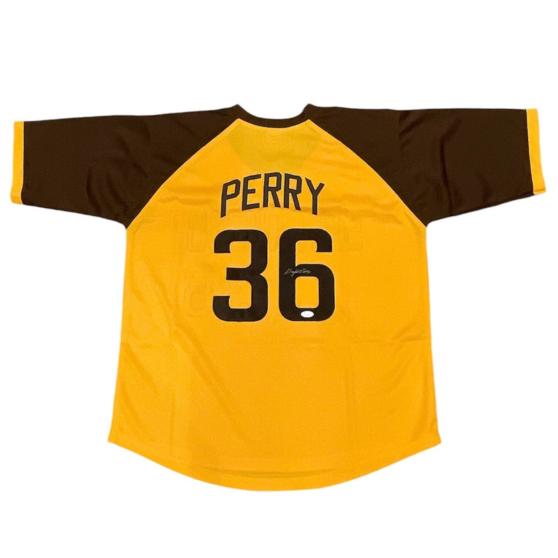 Gaylord Perry Signed San Diego Padres Custom Jersey (JSA COA)