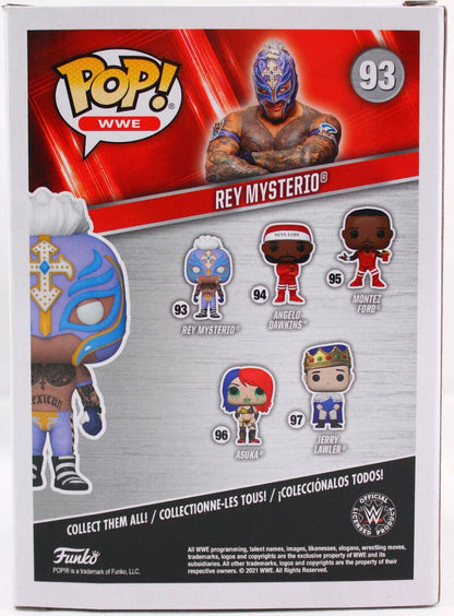 Rey Mysterio Signed Funko Pop Figurine #93 - Blue