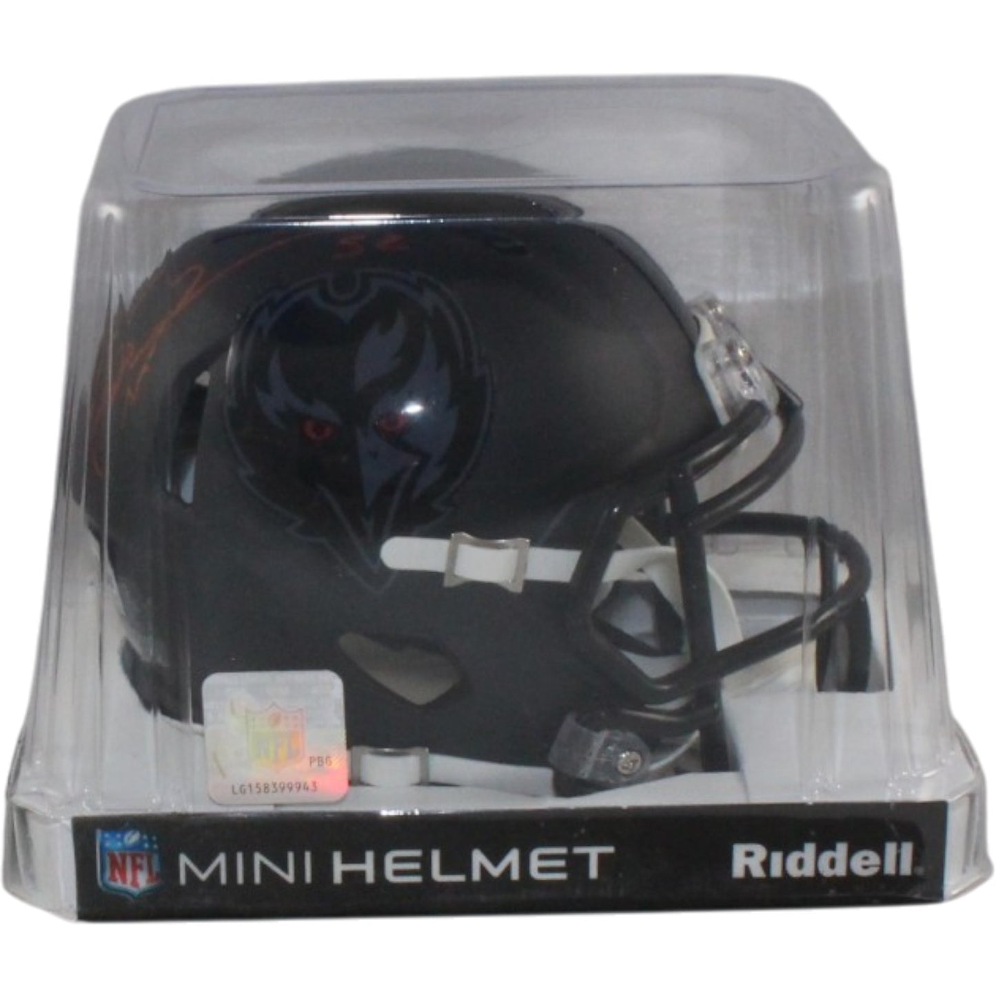 Ray Lewis Signed Baltimore Ravens 2026 Alternate #2 Mini Helmet