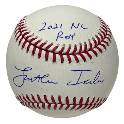 Jonathan India Autographed Official MLB Baseball with 2021 NL ROY Inscription
