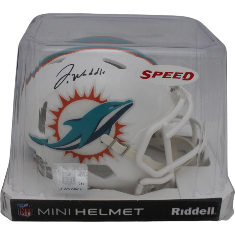 Jaylen Waddle Signed Miami Dolphins Speed Mini Helmet