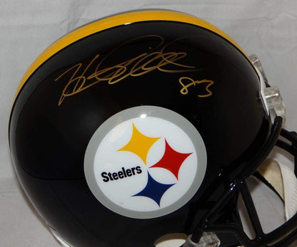 Heath Miller Signed Pittsburgh Steelers Gold Full Size Helmet