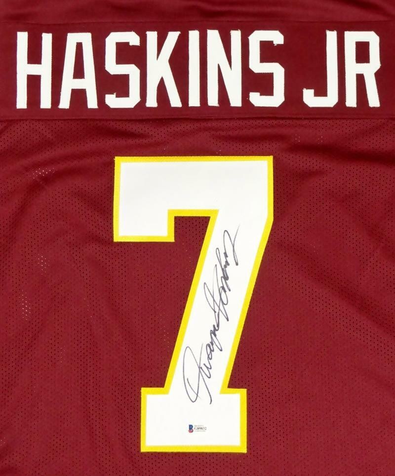 Dwayne Haskins Autographed Maroon Custom Jersey