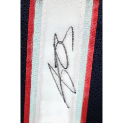 AJ Brown Autographed Blue Pro Style Jersey