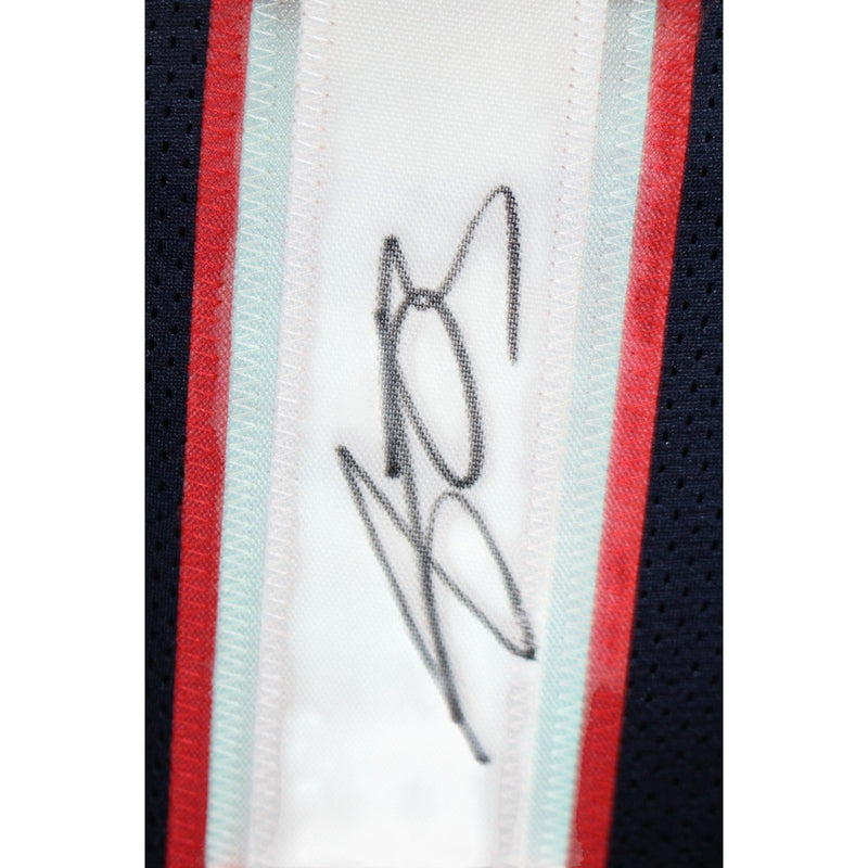 AJ Brown Autographed Blue Pro Style Jersey
