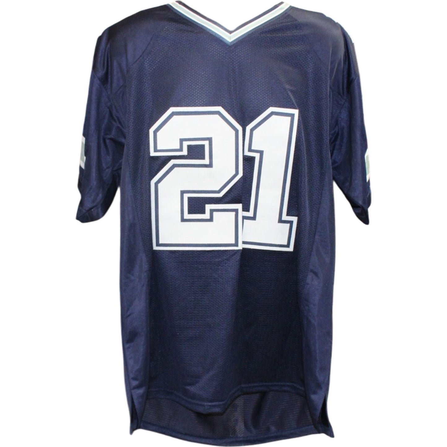Deion Sanders Signed Blue Pro Style Jersey (Beckett Witnessed)