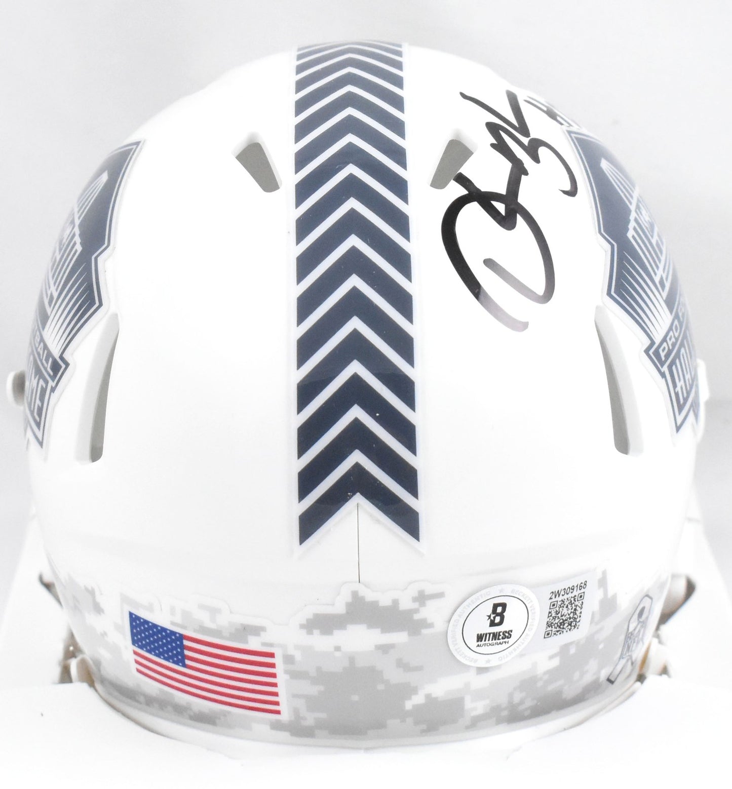Derrick Brooks Signed Tampa Bay Buccaneers 2024 Salute to Service Mini Helmet