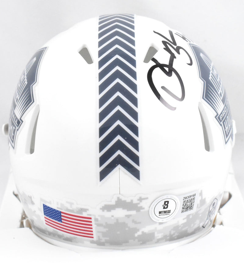 Derrick Brooks Signed Tampa Bay Buccaneers 2024 Salute to Service Mini Helmet