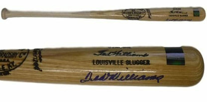 Ted Williams Signed Boston Red Sox Louisville Slugger Baseball Bat
