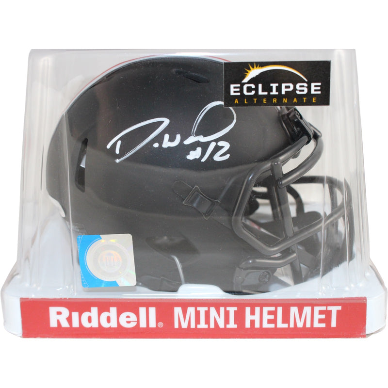 Denzel Ward Signed Ohio State Buckeyes Eclipse Mini Helmet JSA