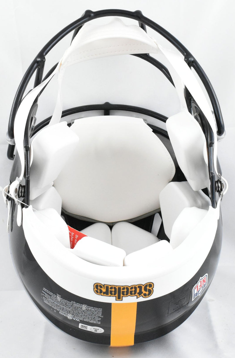 T.J. Watt Signed Pittsburgh Steelers Full Size Speed Authentic Helmet