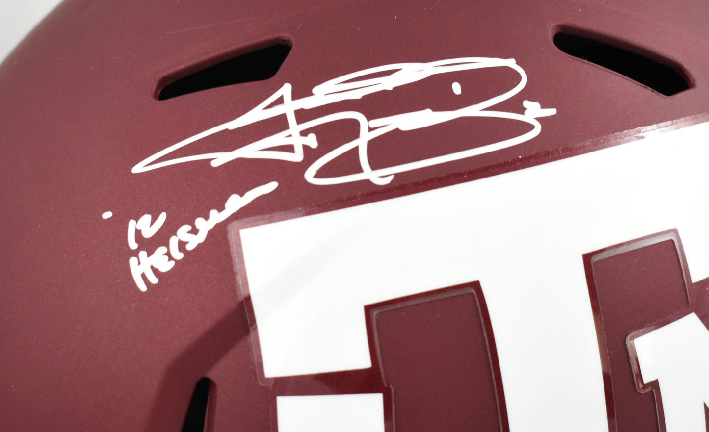 Johnny Manziel Autographed Texas A&M Aggies Full Size Speed Helmet