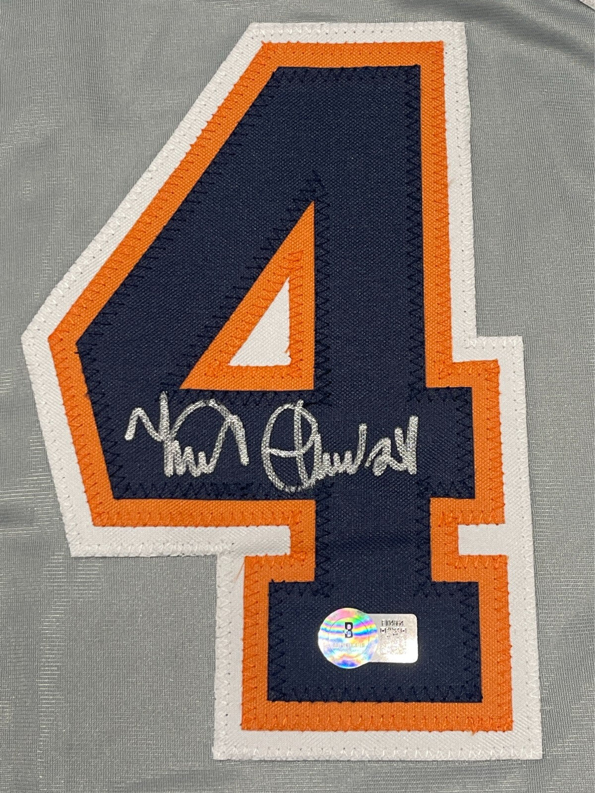 Miguel Cabrera Signed Detroit Tigers Custom Jersey (BAS COA)