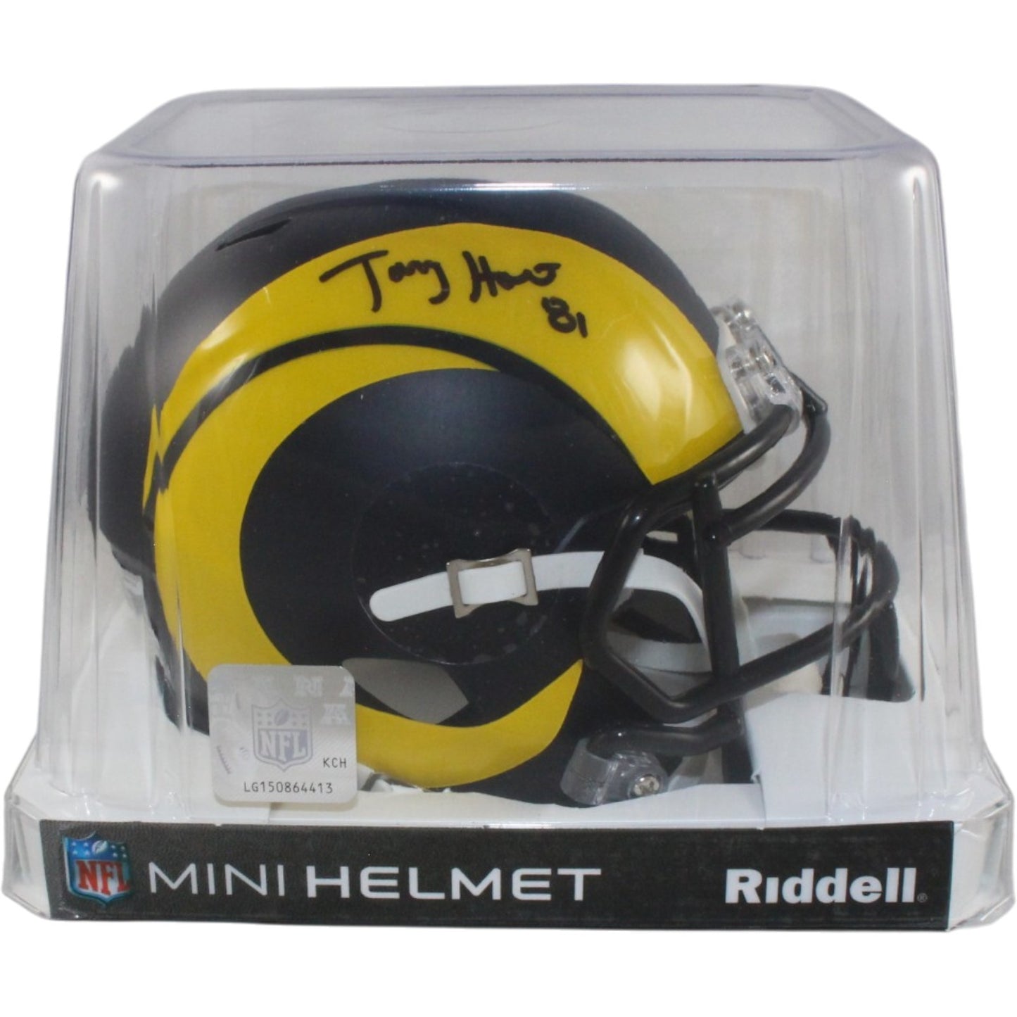 Torry Holt Signed Los Angeles Rams Rivalries Mini Helmet