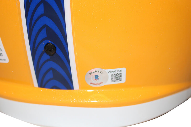 Patrick Jones Autographed Pittsburgh Panthers Full Size Speed Replica Helmet