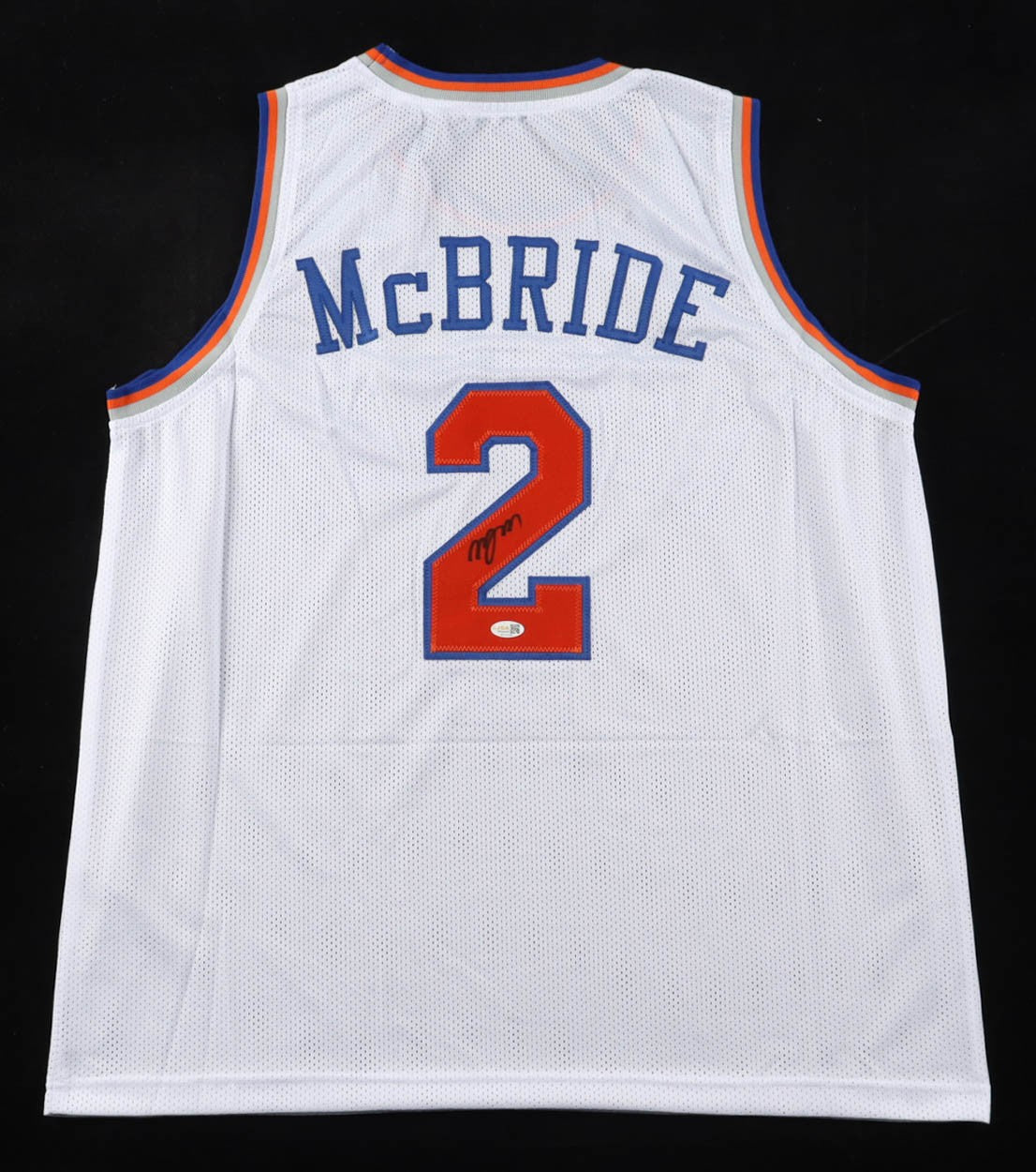 Miles McBride Autographed New York Knicks White Jersey