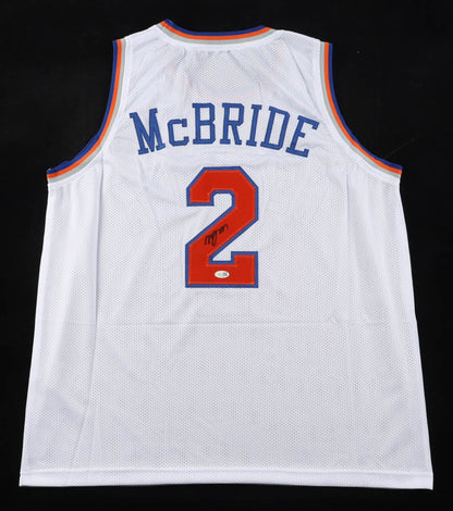 Miles McBride Autographed New York Knicks White Jersey