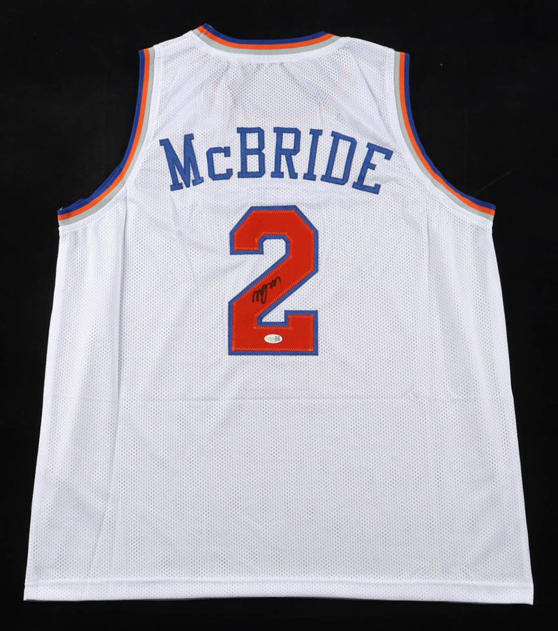 Miles McBride Autographed New York Knicks White Jersey