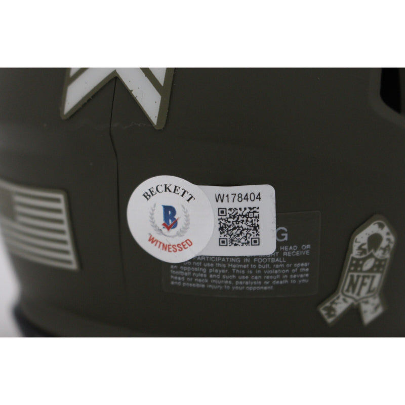 Adrian Peterson Signed Minnesota Vikings Salute to Service Mini Helmet