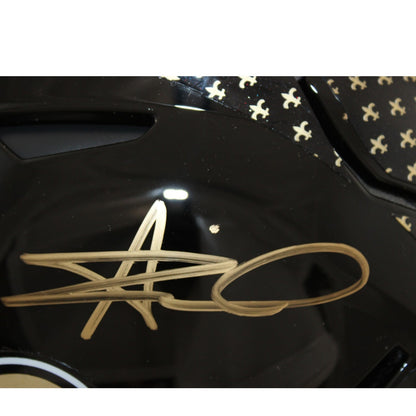 Alvin Kamara Autographed New Orleans Saints 2022 Alternate Speedflex Helmet