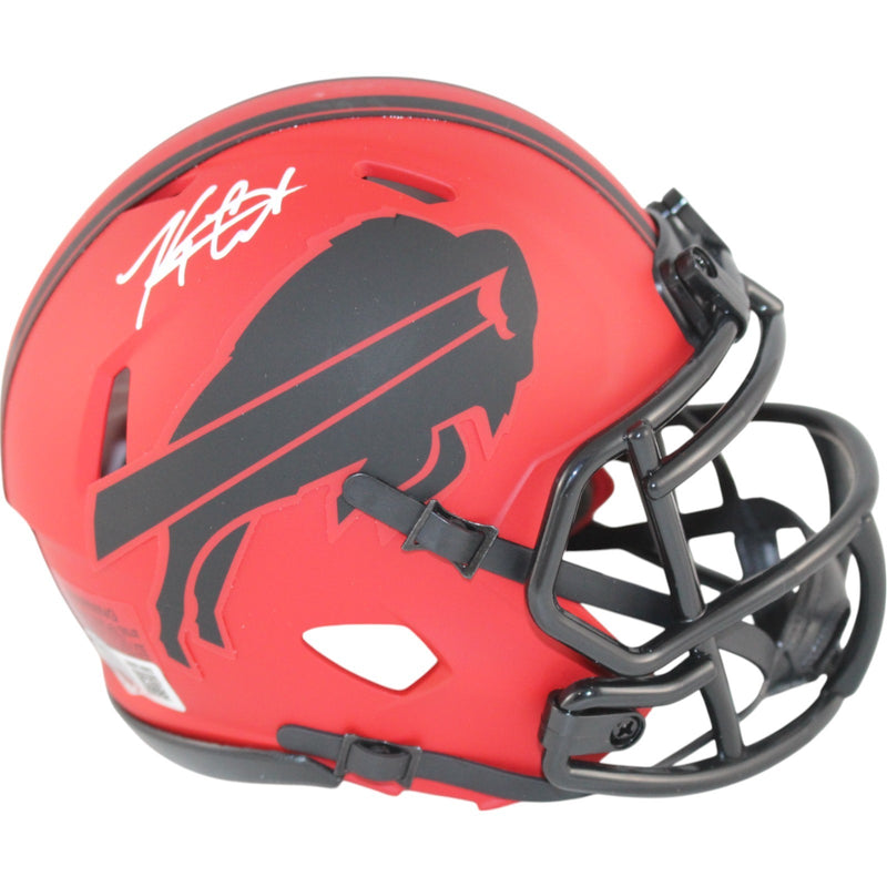 Keon Coleman Buffalo Bills Autographed Rave Mini Helmet