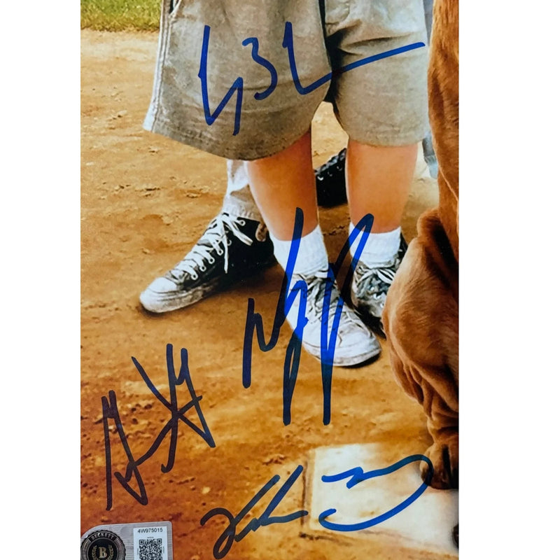 Sandlot Cast Autographed 11x14 Home Plate Photo