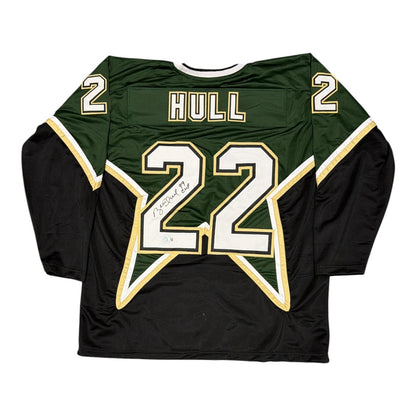 Brett Hull Signed Dallas Stars Custom Jersey - "99 Cup" Inscription