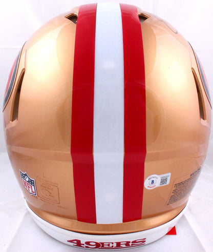 Elijah Mitchell Signed San Francisco 49ers Speed Authentic Helmet